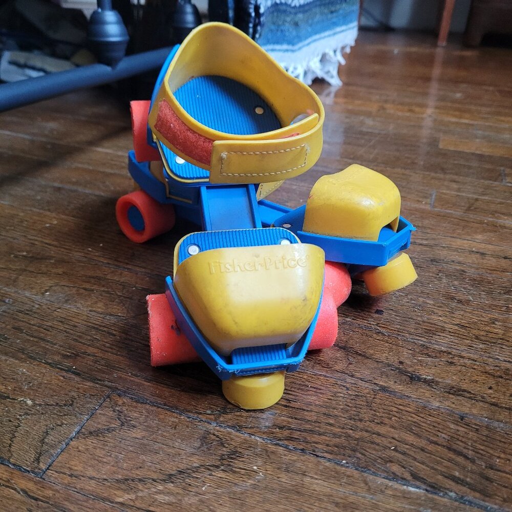 Fisher Price 1984 adjust to fit roller skates